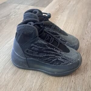 Adidas Toddler Baby Yeezy QNTM 'Onyx' GX1319 Size 5K Sneakers Shoes EUC